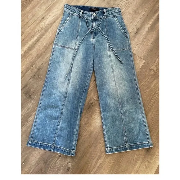 HUDSON Wide Leg Crop Jeans - Picture 7 of 9